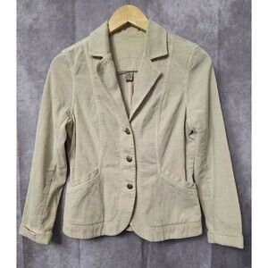 Sweet Cove Corduroy Blazer Jacket Womens Petite S Y2K 3 Button Western Grunge
